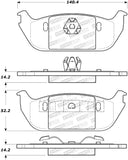 StopTech Street Brake Pads - 308.09520