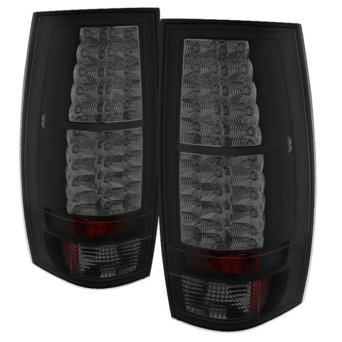 Spyder Chevy Suburban/GMC Yukon/Yukon Denali 07-14 LED Tail Lights Blk Smke ALT-YD-CSUB07-LED-BSM - 5078087