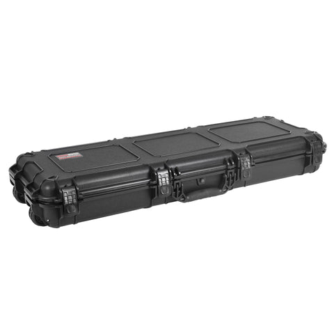 Go Rhino XVenture Gear Hard Case w/ Foam - Long 44in. / IP67 / Automatic Air Valve - Textured Black - XG451607F