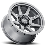 ICON Rebound Pro 17x8.5 6x5.5 0mm Offset 4.75in BS 106.1mm Bore Titanium Wheel - 21817858347TT