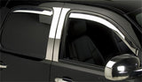 Putco 14-14 Chevrolet Silverado HD - Crew Cab (Front Only) Element Chrome Window Visors - 480055