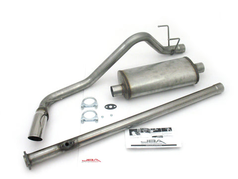 JBA 95-99 Toyota Tacoma (Xtra Cab) 2.4L/2.7L 409SS Pass Side Single Exit Cat-Back Exhaust - 40-9012