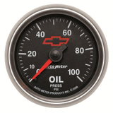 Autometer Sport-Comp II GM 52mm 0-100 PSI Mechanical Oil Pressure Gauge - 3621-00406