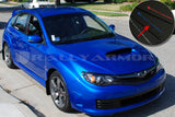 Rally Armor 08-11 Subaru STI (Hatch Only) / 11-14 WRX (Hatch Only) Black UR Mud Flap w/Blue Logo - MF15-UR-BLK/BL