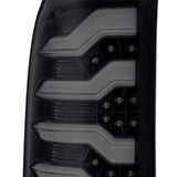 AlphaRex 14-18 GMC Sierra 1500 PRO-Series LED Tail Lights Jet Black - 630010