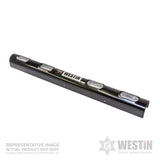 Westin Push Bumper Elite Light Channel 33.1 inch Whelen 4 Hole - Black - 36-6015W4