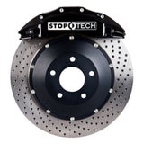 StopTech BBK 10-6/11 Audi S4 / 08-11 S5 Front Black ST-60 Calipers 380x32 Drilled Rotors - 83.114.6800.52