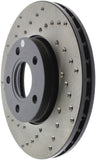 StopTech Drilled Sport Brake Rotor - 128.61100R