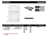 StopTech Performance 04-07 STi / 03-06 Evo / 08-10 Evo / 10+ Camaro Front Brake Pads - 309.10010