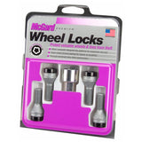 McGard Wheel Lock Bolt Set - 4pk. (Cone Seat) M12X1.25 / 19mm Hex / 25.6mm Shank Length - Black - 27361