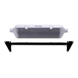 Mishimoto 15-19 Subaru STI Front-Mount Intercooler Kit w/ Black Crash Beam - Silver Core - MMINT-STI-15BSL