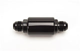 Russell Performance Black Anodized (3-1/4in Length 1-1/4in dia. -8 male inlet/outlet) - 650103