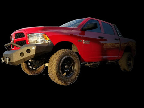 DV8 Offroad 13-15 Dodge Ram 1500 Winch Ready Front Bumper - FBDR1-01