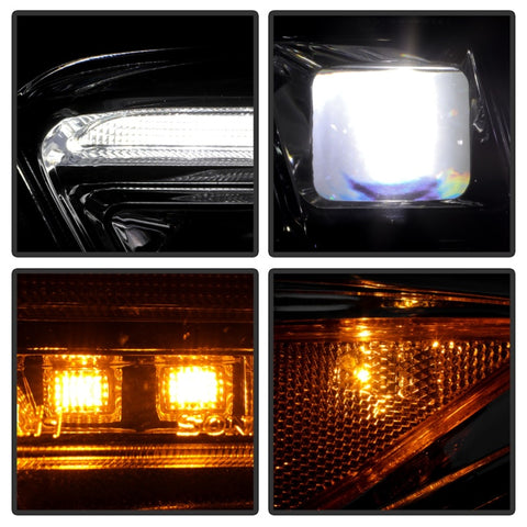 Spyder 16-20 Toyota Tacoma LED Model Only High-Power LED Headlights - Chrome PRO-YD-TT16LEDAP-C - 5088383