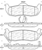 StopTech Street Select Brake Pads - Front - 305.10410