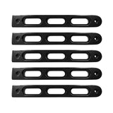 DV8 Offroad 2007-2018 Jeep JK Black Slot Style Door Handle Inserts - Set Of 5 - D-JP-190026-BK-5