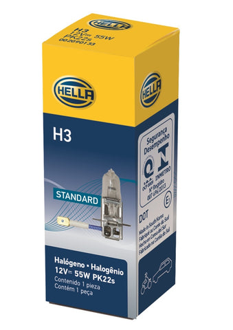 Hella H3 Halogen Bulb (Must Order Qty 10) - H3