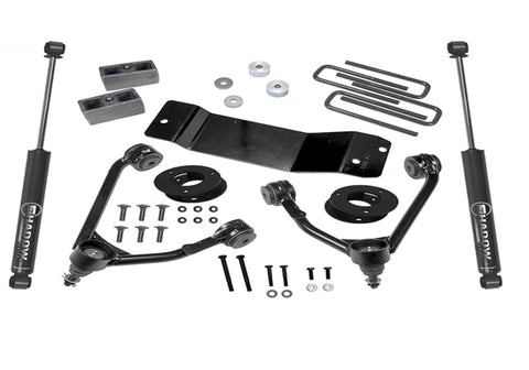 Superlift 14-18 Chevy Silv 1500 4WD 3.5in Lift Kit w/ Alum/Stamped Steel Control Arms & Rear Shocks - 3600