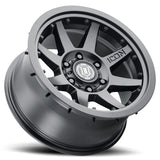 ICON Rebound Pro 17x8.5 6x5.5 25mm Offset 5.75in BS 95.1mm Bore Satin Black Wheel - 21817859057SB