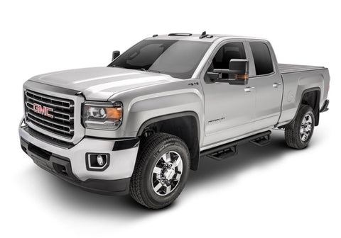 N-Fab Podium LG 14-17 Chevy-GMC 1500 Double Cab - Tex. Black - 3in - HPC1473QC-TX