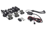KC HiLiTES C-Series RGB LED Rock Light Kit (Incl. Wiring) - Set of 6 - 339