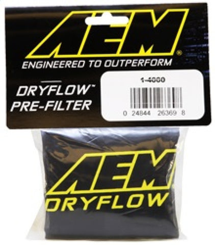 AEM Air Filter Wrap 6 inch Base 5 1/4 inch Top 5 inch Tall - 1-4000