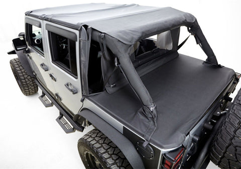 Rampage 2007-2018 Jeep Wrangler(JK) Unlimited 4-Door Tonneau Cover - Black Diamond - 731035