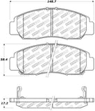 StopTech Street Select Brake Pads - Front - 305.09590