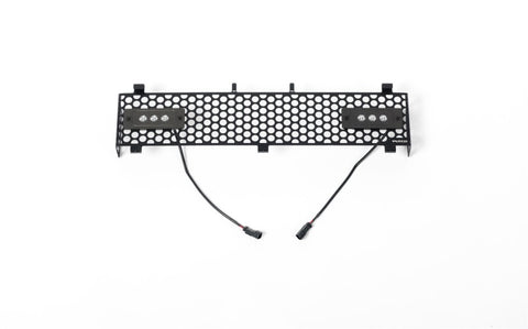 Putco 11-16 Ford SuperDuty - SS Black Punch Design w/ Qty 2 - 6in Light bars Bumper Grille Inserts - 88165L-2