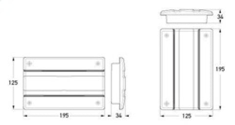 Hella Designline Turn Signal Lamp - 959041501