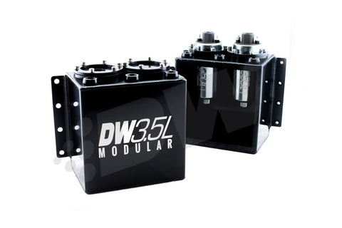 DeatschWerks 3.5L Modular Surge Tank (Fits 1-2 DW350iL Fuel Pumps - Pumps Not Included) - 6-000-35ST