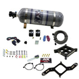 Nitrous Express 4150 Single Entry Crossbar Plate Pro-Power Nitrous Kit (100-500HP) w/Comp Bottle - 63540-12