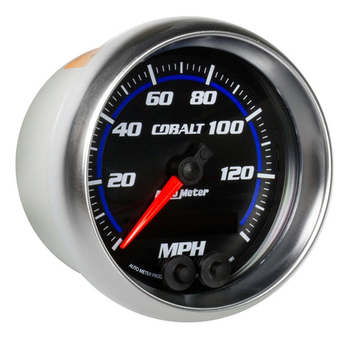 Autometer Cobalt 3-3/8in 0-140MPH In-Dash Electronic GPS Programmable Speedometer - 6280