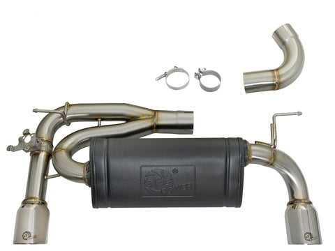 aFe MACHForce XP 16-17 BMW 340i/iX 440i/iX L6-3.0L (t) SS Axle-Back Exhaust w/Polished Tips - 49-36335-P