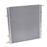 Edelbrock Heat Exchanger Single Pass Single Row 22 000 Btu/Hr 16In W X 16In H X 1 5In D Silver - 15407