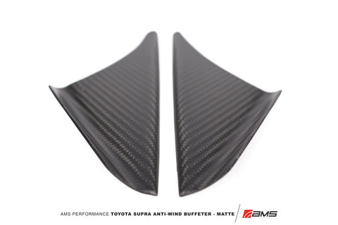 AMS Performance 2020+ Toyota GR Supra Anti-Wind Buffeting Kit - Matte Carbon - AMS.38.06.0002-2