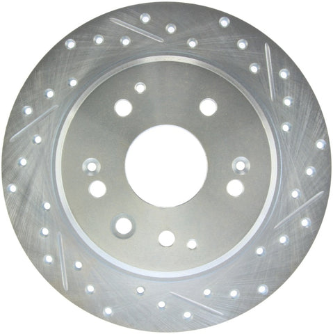 StopTech Select Sport 04-08 Acura TL Drilled & Slotted Rear Driver Side Sport Brake Rotor - 227.40061L