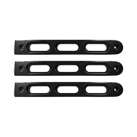 DV8 Offroad 2007-2018 Jeep JK Black Slot Style Door Handle Inserts - Set Of 3 - D-JP-190026-BK-3