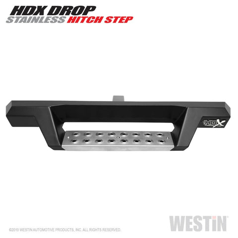 Westin HDX Stainless Drop Hitch Step 34in Step 2in Receiver - Textured Black - 56-100152