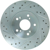 StopTech Select Sport 99-08 Acura TL (STD Caliper) / 01-03 CL Slotted and Drilled Right Front Rotor - 227.40046R