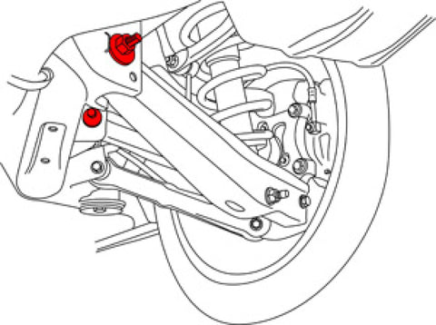 SPC Performance Camaro Rear Camber/Toe Adjustment Kit - 87430