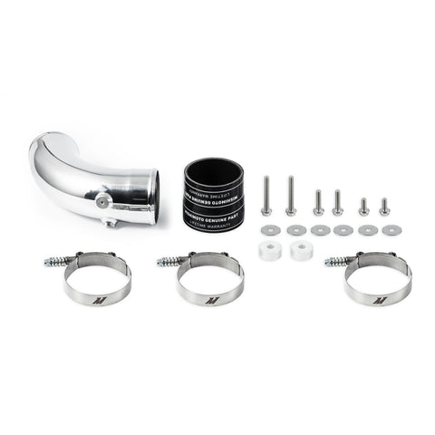 Mishimoto 17-19 GM L5P Duramax Intercooler Kit - Black w/ Polished Pipes - MMINT-DMAX-17KBKP