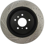 StopTech Infiniti G37 / Nissan 370Z SportStop Slotted & Drilled Front Right Rotor - 127.42100R