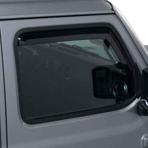 Putco 20-21 Jeep Gladiator JT/JL Element Tinted Window Visors (Front Only) - 580220