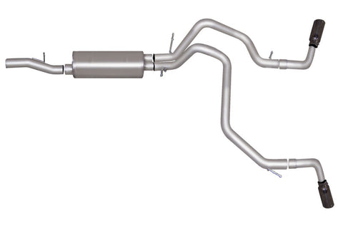 Gibson 10-14 Chevrolet Tahoe LS 5.3L 2.25in Cat-Back Dual Extreme Exhaust - Aluminized - 5642