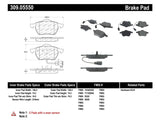 StopTech Performance Brake Pads - 309.05550