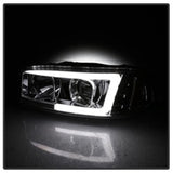 Spyder GMC Sierra 1500/2500/3500 99-06 V2 Projector Headlights - DRL - Chrome PRO-YD-CDE00V2-LB-C - 5084620