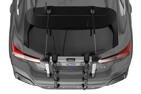 Thule OutWay Hanging-Style Trunk Bike Rack (Up to 3 Bikes) - Silver/Black - 995005