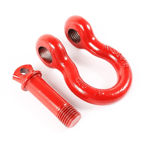 Rugged Ridge Red 7/8in D-Shackles - 11235.13