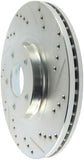 StopTech Select Sport Select Sport Nissan Slotted and Drilled Left Front Rotor - 227.42080L